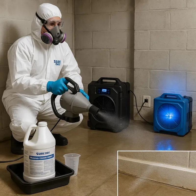 Sanitization and Odor Removal process in Glencoe, IL